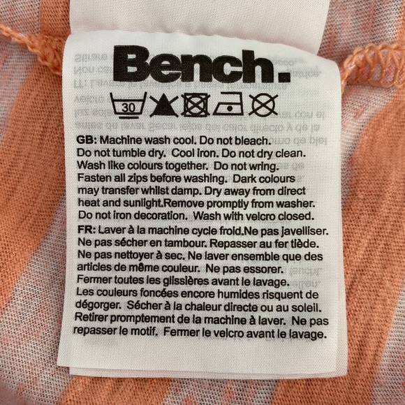 Bench - Peach / Coral Striped Classic Racerback Tank Top - Picture 9 of 9